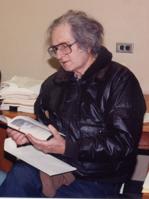 Jozef Cohen in a black jacket